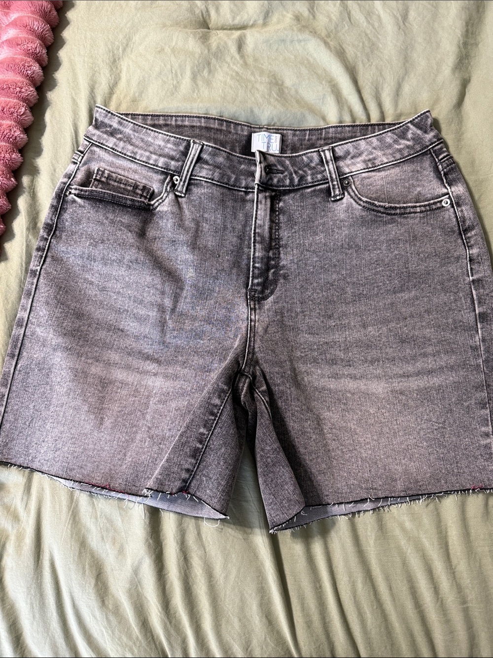 Women’s Gray Denim Cutoff Shorts